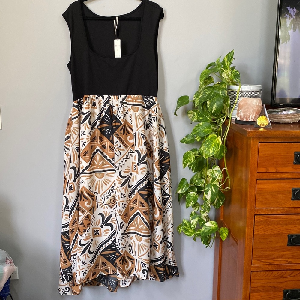 Anthropology maxi dress .